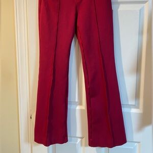 By Anthropologie The Essential trouser bootcut hot pink Size 2